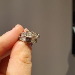 Micropave diamond ring and and band